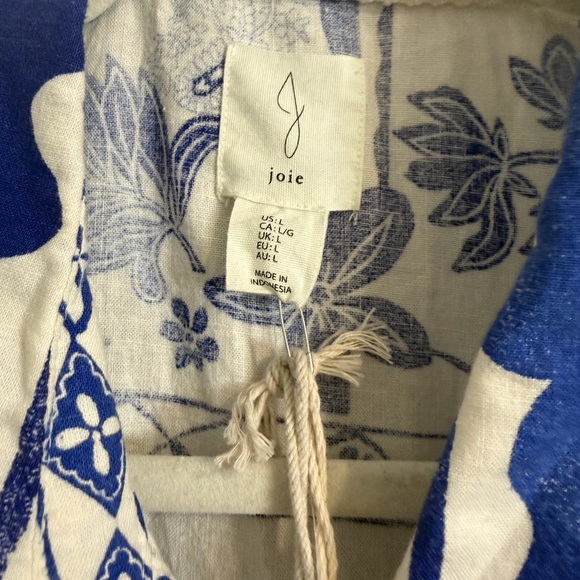 Joie Blue and White Floral Dress - Picture 4 of 5